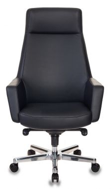 Кресло руководителя Бюрократ _Antonio, обивка: кожа, цвет: черный (_ANTONIO/BLACK)