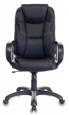 Кресло руководителя Бюрократ CH-839, обивка: эко.кожа, цвет: черный Leather Black (CH-839/BLACK)