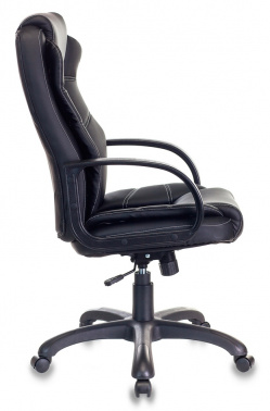 Кресло руководителя Бюрократ CH-839, обивка: эко.кожа, цвет: черный Leather Black (CH-839/BLACK)