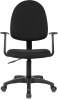 Кресло Бюрократ CH-1300, обивка: ткань, цвет: черный (CH-1300/T-15-21)