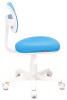 Кресло детское Бюрократ CH-W299, обивка: ткань, цвет: голубой TW-55 (CH-W299/LB/TW-55)