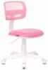 Кресло детское Бюрократ CH-W299, обивка: сетка/ткань, цвет: розовый TW-13A (CH-W299/PK/TW-13A)