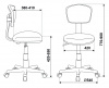 Кресло детское Бюрократ CH-W299, обивка: сетка/ткань, цвет: салатовый TW-18 (CH-W299/SD/TW-18) от магазина Buro.store
