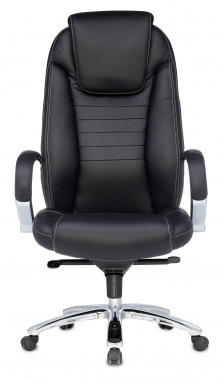 Кресло руководителя Бюрократ T-9923SL, обивка: кожа, цвет: черный (T-9923SL/BLACK)