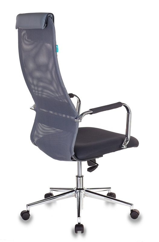 Кресло руководителя Бюрократ KB-9N, обивка: сетка/ткань, цвет: темно-серый TW-12 (KB-9N/DG/TW-12) от магазина Buro.store