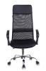 Кресло руководителя Бюрократ KB-6N, обивка: сетка/ткань, цвет: черный TW-11 (KB-6N/SL/B/TW-11)
