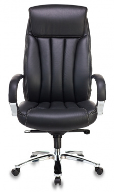 Кресло руководителя Бюрократ T-9922SL, обивка: кожа, цвет: черный (T-9922SL/BLACK)