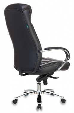 Кресло руководителя Бюрократ T-9922SL, обивка: кожа, цвет: черный (T-9922SL/BLACK)