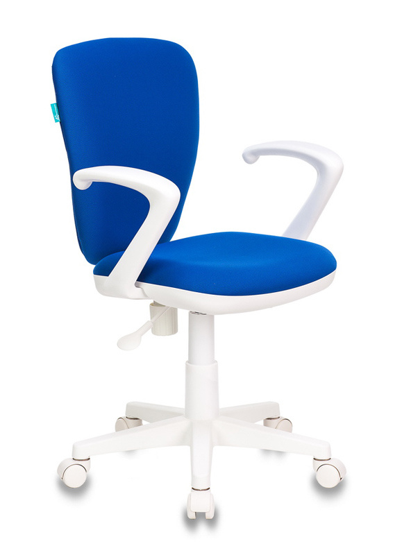 Кресло детское Бюрократ KD-W10AXSN, обивка: ткань, цвет: синий (KD-W10AXSN/26-21) от магазина Buro.store