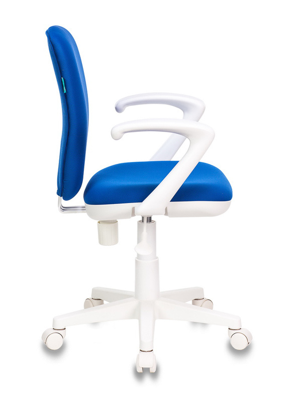 Кресло детское Бюрократ KD-W10AXSN, обивка: ткань, цвет: синий (KD-W10AXSN/26-21) от магазина Buro.store