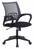 Кресло Бюрократ CH-695N, обивка: сетка/ткань, цвет: темно-серый/черный TW-11 (CH-695N/DG/TW-11)