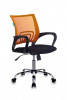 Кресло Бюрократ CH-695NSL, обивка: ткань, цвет: оранжевый/черный TW-11 (CH-695N/SL/OR/BLACK) от магазина Buro.store