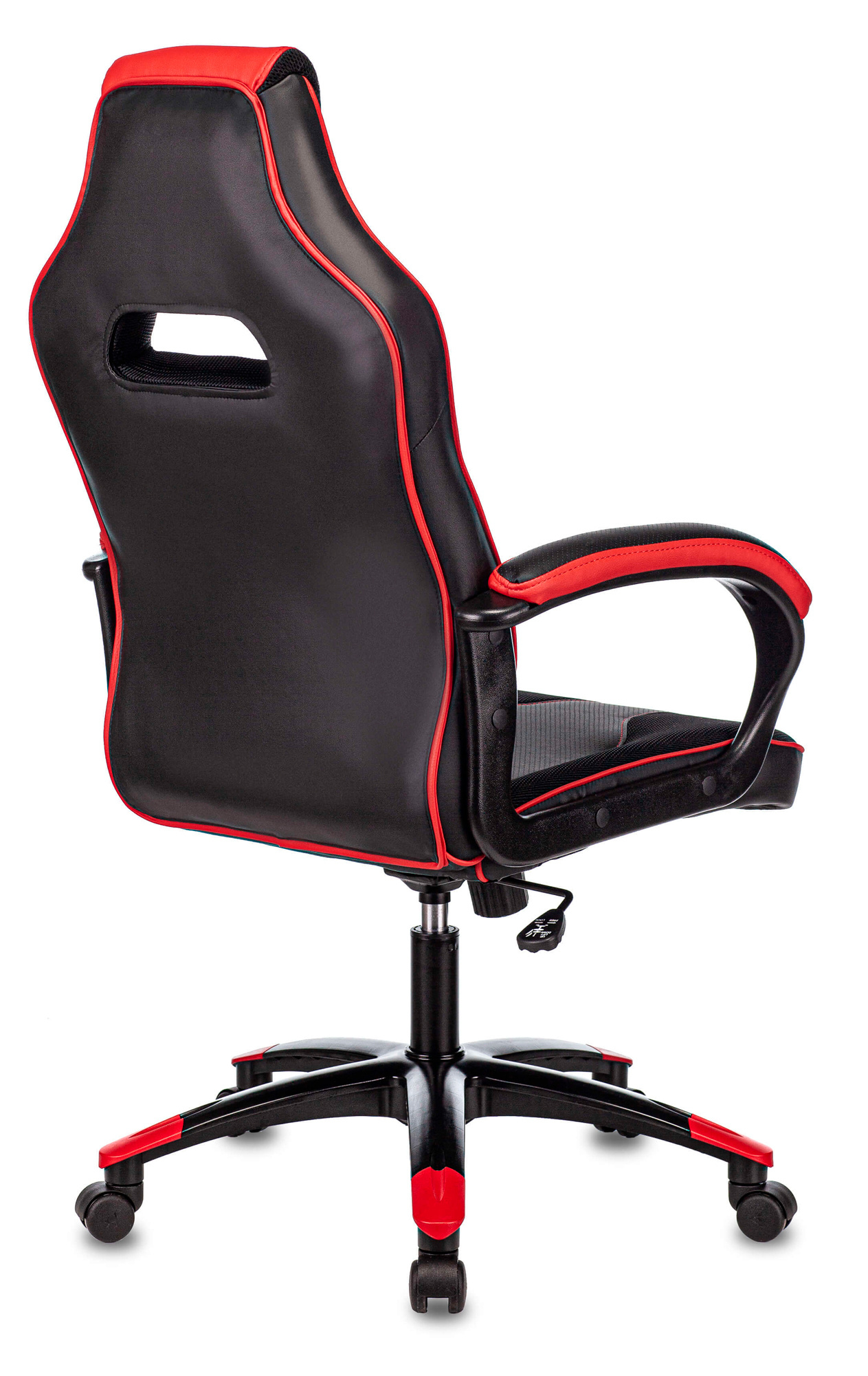 Кресло игровое Zombie VIKING 2 AERO, обивка: эко.кожа/ткань, цвет: черный/красный (VIKING 2 AERO RED) от магазина Buro.store