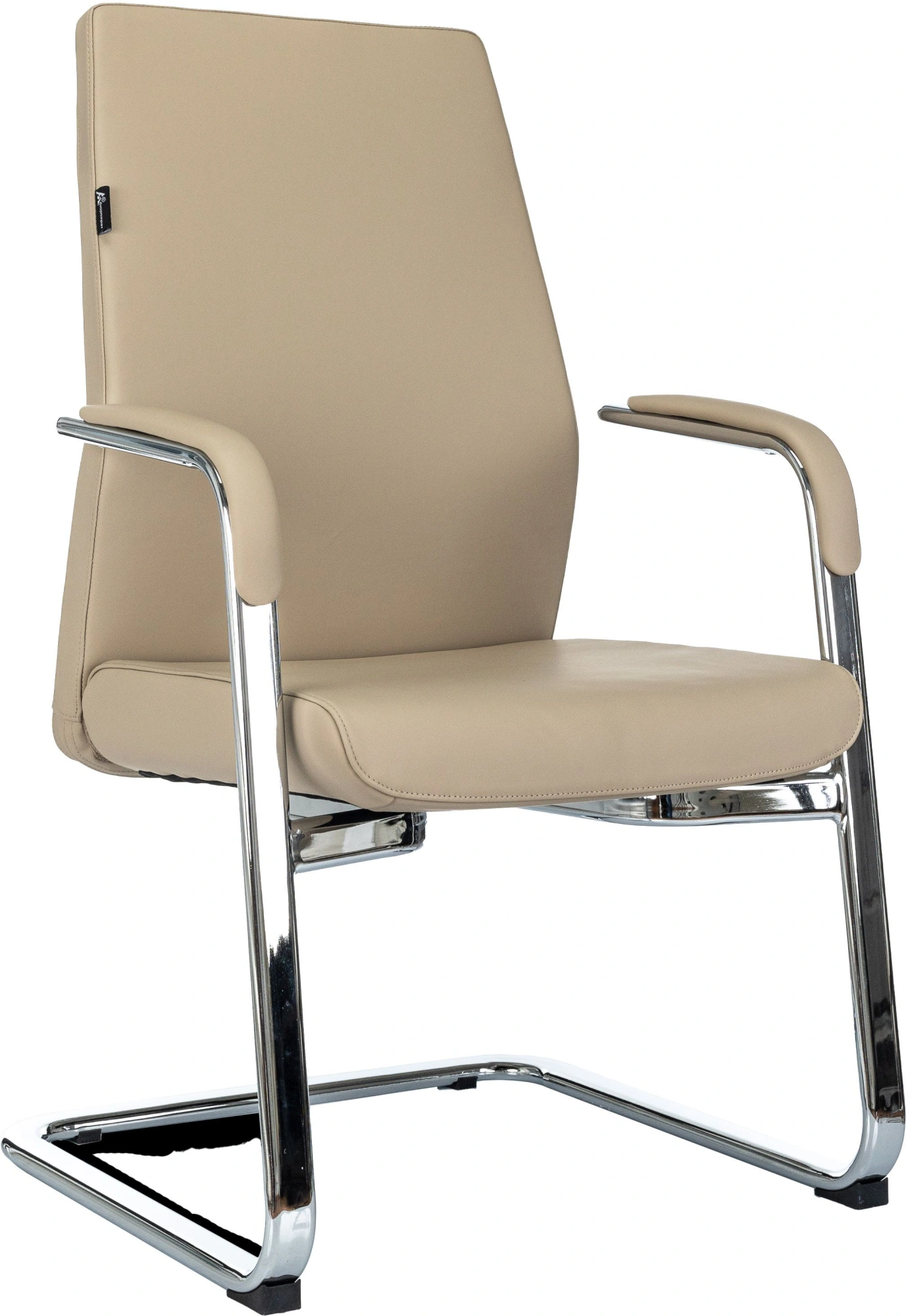 Кресло Бюрократ _JONS-LOW-V, обивка: кожа, цвет: бежевый (_JONS-LOW-V/BEIGE) от магазина Buro.store