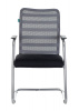 Кресло Бюрократ CH-599AV, обивка: сетка/ткань, цвет: серый/черный TW-11