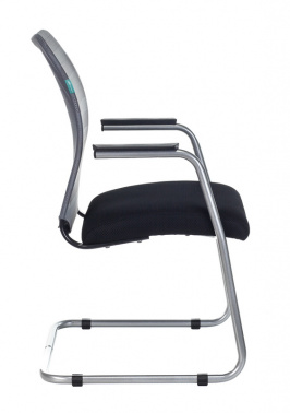 Кресло Бюрократ CH-599AV, обивка: сетка/ткань, цвет: серый/черный TW-11 (CH-599AV/32G/TW-11)