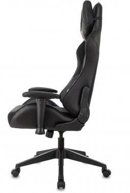 Кресло игровое Zombie VIKING 4 AERO, обивка: ткань/экокожа, цвет: черный (VIKING 4 AERO BLACK)