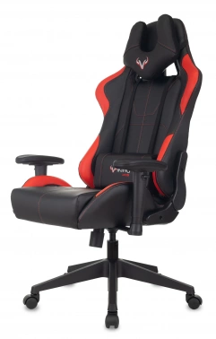 Кресло игровое Zombie VIKING 5 AERO, обивка: эко.кожа, цвет: черный/красный (VIKING 5 AERO RED)