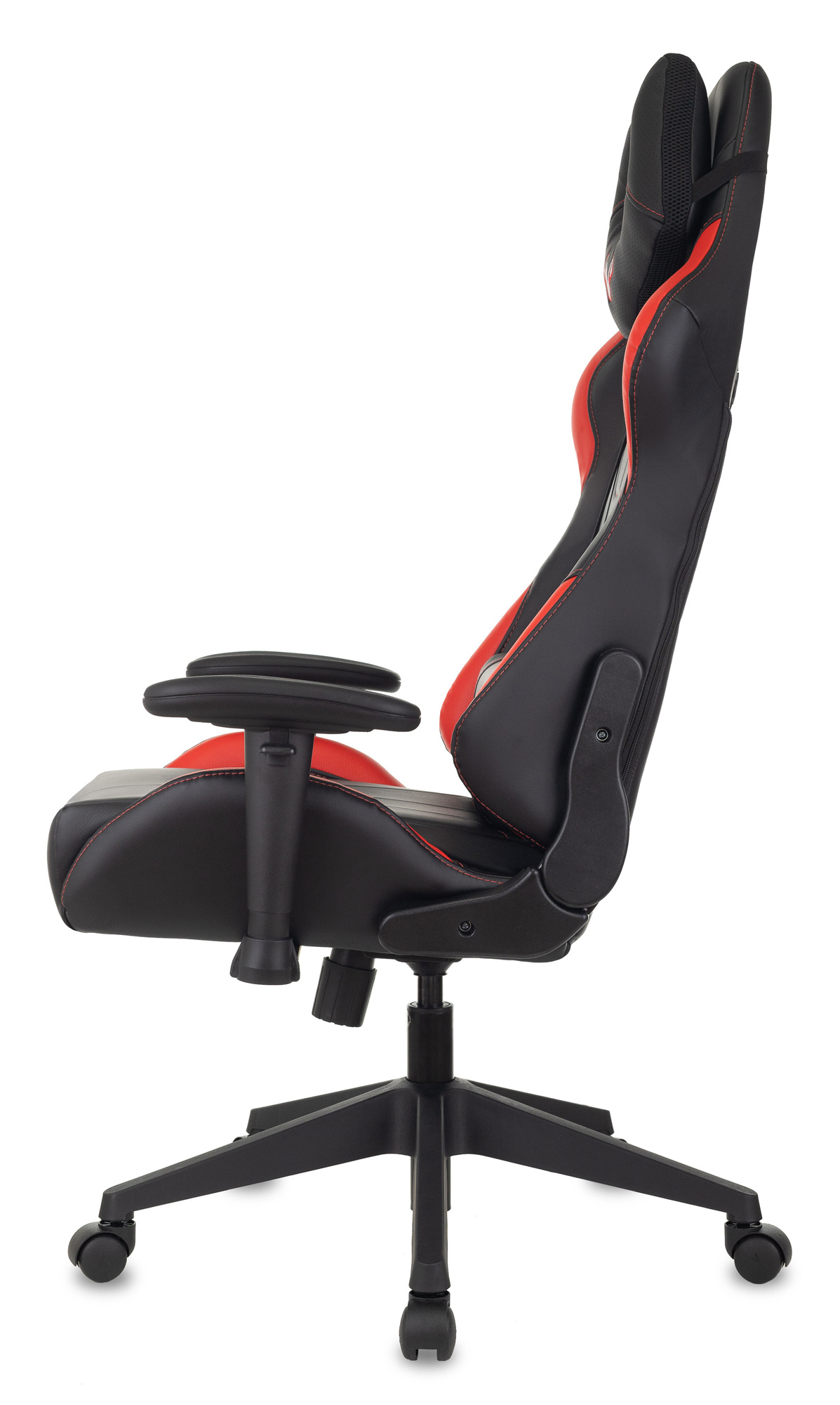 Кресло игровое Zombie VIKING 5 AERO, обивка: эко.кожа, цвет: черный/красный (VIKING 5 AERO RED) от магазина Buro.store