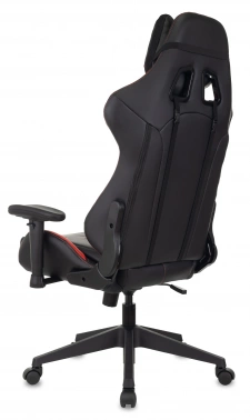 Кресло игровое Zombie VIKING 5 AERO, обивка: эко.кожа, цвет: черный/красный (VIKING 5 AERO RED)