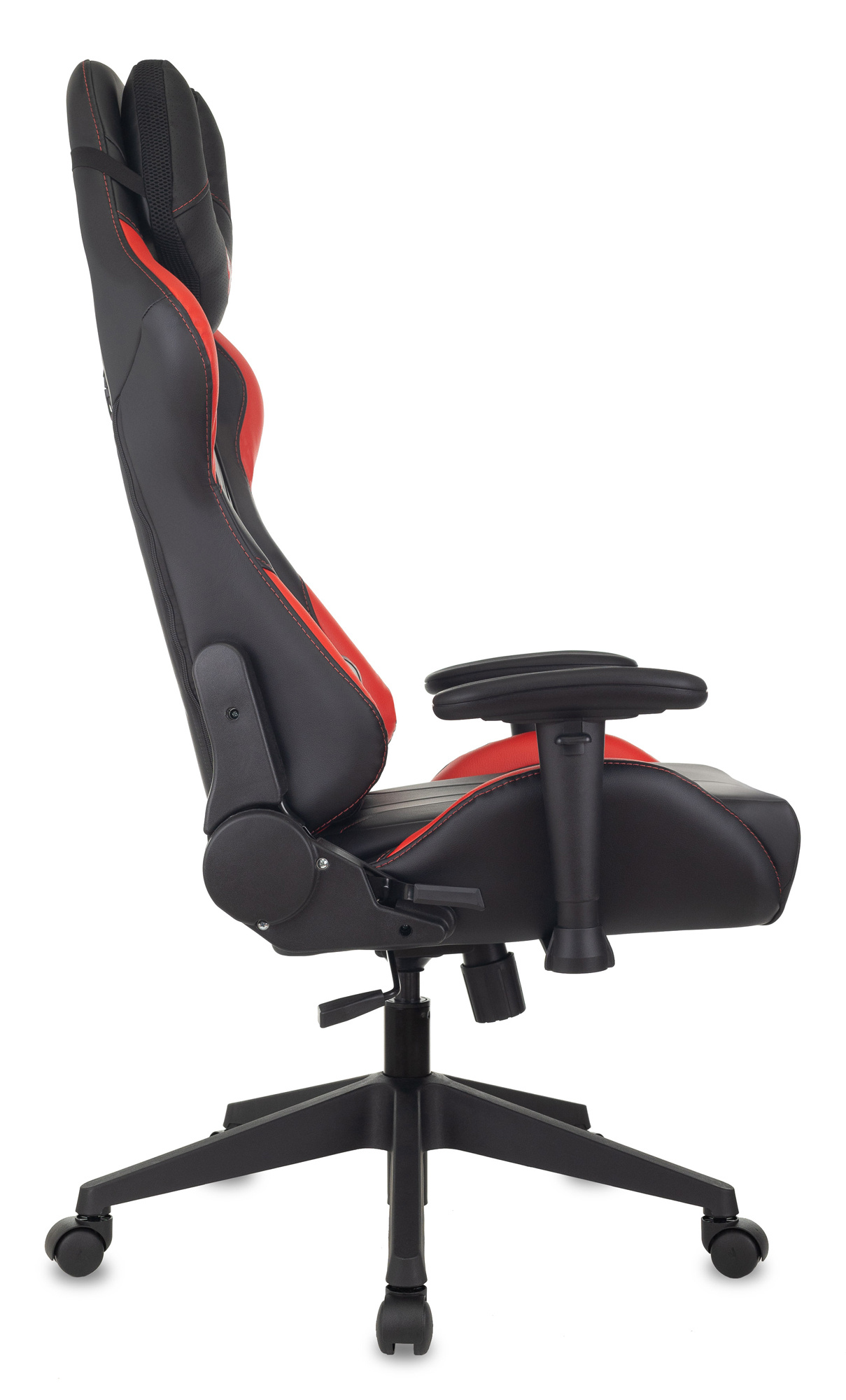 Кресло игровое Zombie VIKING 5 AERO, обивка: эко.кожа, цвет: черный/красный (VIKING 5 AERO RED) от магазина Buro.store