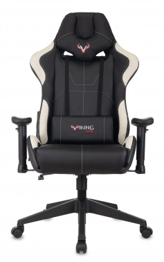 Кресло игровое Zombie VIKING 5 AERO, обивка: эко.кожа, цвет: черный/белый (VIKING 5 AERO WHITE)