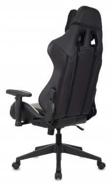Кресло игровое Zombie VIKING 5 AERO, обивка: эко.кожа, цвет: черный/белый (VIKING 5 AERO WHITE)