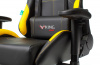 Кресло игровое Zombie VIKING 5 AERO, обивка: эко.кожа, цвет: черный/желтый (VIKING 5 AERO YELLOW) от магазина Buro.store