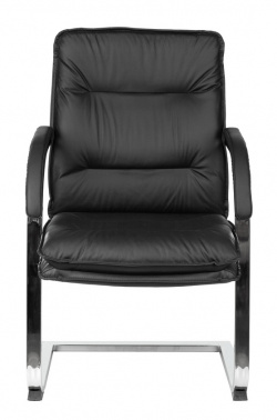 Кресло Бюрократ T-9927SL-LOW-V, обивка: кожа, цвет: черный (T-9927SL-LOW-V/BLACK)