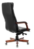 Кресло руководителя Бюрократ T-9927WALNUT, обивка: кожа, цвет: черный (T-9927WALNUT/BLACK) от магазина Buro.store