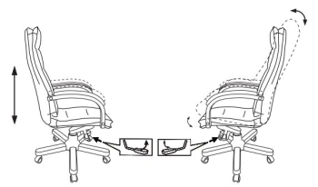 Кресло руководителя Бюрократ T-9927WALNUT, обивка: кожа, цвет: черный (T-9927WALNUT/BLACK)