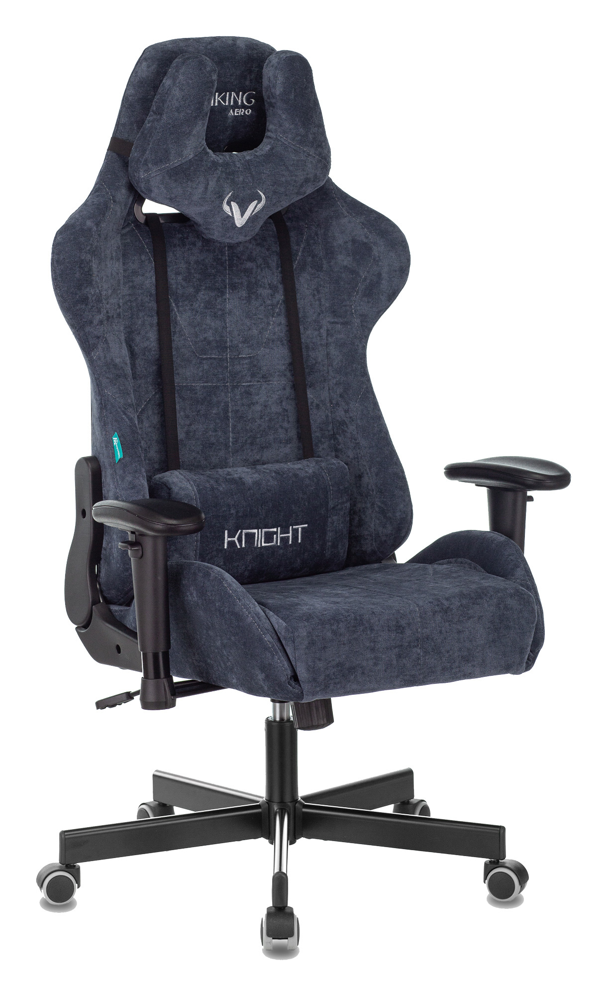 Кресло игровое Zombie VIKING KNIGHT, обивка: ткань, цвет: синий (VIKING KNIGHT LT27) от магазина Buro.store
