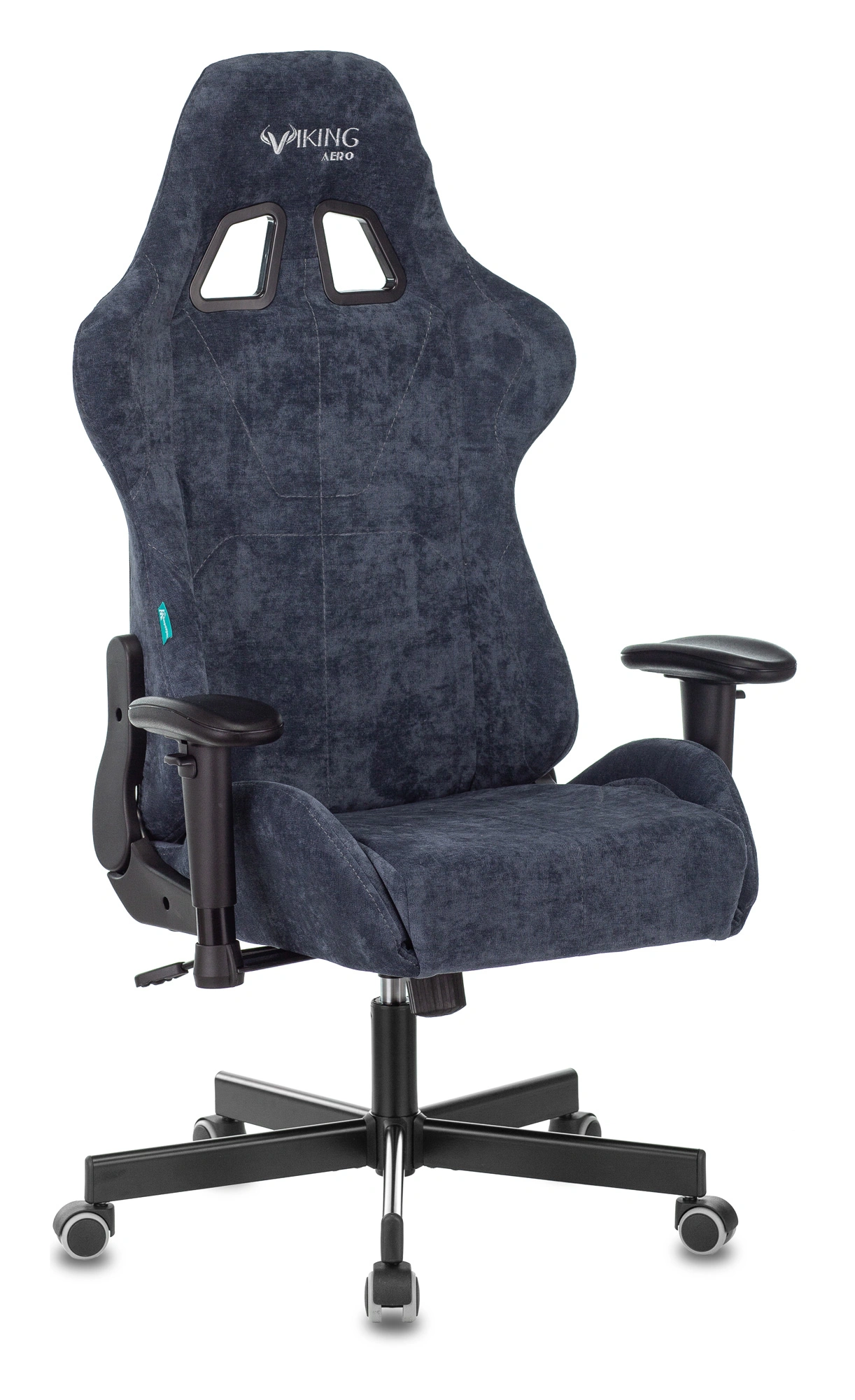 Кресло игровое Zombie VIKING KNIGHT, обивка: ткань, цвет: синий (VIKING KNIGHT LT27) от магазина Buro.store