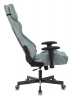 Кресло игровое Zombie VIKING KNIGHT, обивка: ткань, цвет: серо-голубой (VIKING KNIGHT LT28)