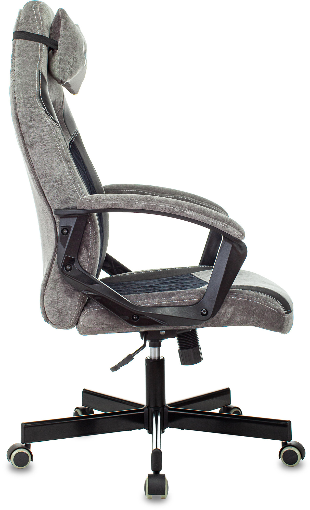 Кресло игровое Zombie VIKING 6 KNIGHT, обивка: ткань, цвет: серый/черный (VIKING 6 KNIGHT B) от магазина Buro.store