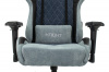Кресло игровое Zombie VIKING 7 KNIGHT, обивка: ткань/экокожа, цвет: голубой (VIKING 7 KNIGHT BL) от магазина Buro.store