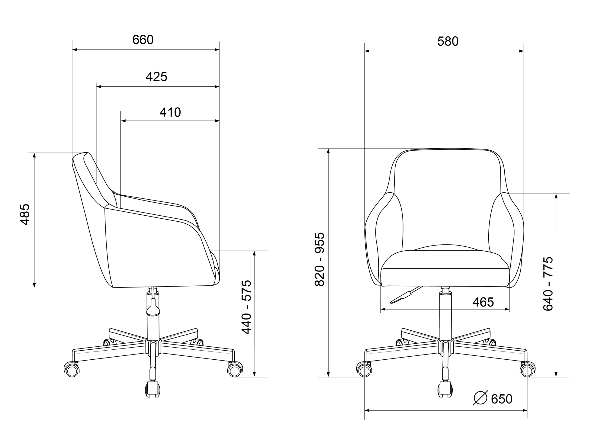 Кресло Бюрократ CH-380M, обивка: ткань, цвет: черный (CH-380M/418BL) от магазина Buro.store