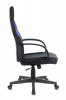 Кресло игровое Zombie RUNNER, обивка: ткань/экокожа, цвет: черный/синий (ZOMBIE RUNNER BLUE) от магазина Buro.store