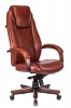 Кресло руководителя Бюрократ T-9923WALNUT, обивка: кожа, цвет: светло-коричневый (T-9923WALNUT/CHOK) от магазина Buro.store