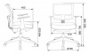 Кресло Бюрократ CH-535, обивка: сетка/ткань, цвет: черный TW-11 (CH-535/B/TW-11) от магазина Buro.store