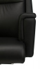 Кресло руководителя Бюрократ _DUKE, обивка: кожа, цвет: черный (_DUKE/BLACK)