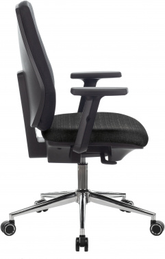 Кресло Бюрократ CH-545SL, обивка: ткань, цвет: черный 38-418 (CH-545SL/1D/418-BL)