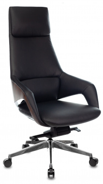 Кресло руководителя Бюрократ _DAO-2, обивка: кожа, цвет: черный (_DAO-2/BLACK)