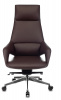 Кресло руководителя Бюрократ _DAO-2, обивка: кожа, цвет: коричневый (_DAO-2/BROWN)