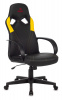 Кресло игровое Zombie RUNNER, обивка: эко.кожа, цвет: черный/желтый (ZOMBIE RUNNER YELLOW)