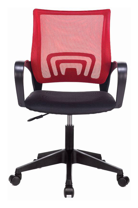 Кресло Бюрократ CH-695NLT, обивка: сетка/ткань, цвет: красный/черный TW-11 (CH-695NLT/R/TW-11) от магазина Buro.store