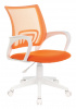 Кресло Бюрократ CH-W695NLT, обивка: сетка/ткань, цвет: оранжевый TW-96-1 (CH-W695NLT/OR/TW-961)