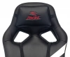 Кресло игровое Zombie DRIVER, обивка: эко.кожа, цвет: черный/белый (ZOMBIE DRIVER WH) от магазина Buro.store