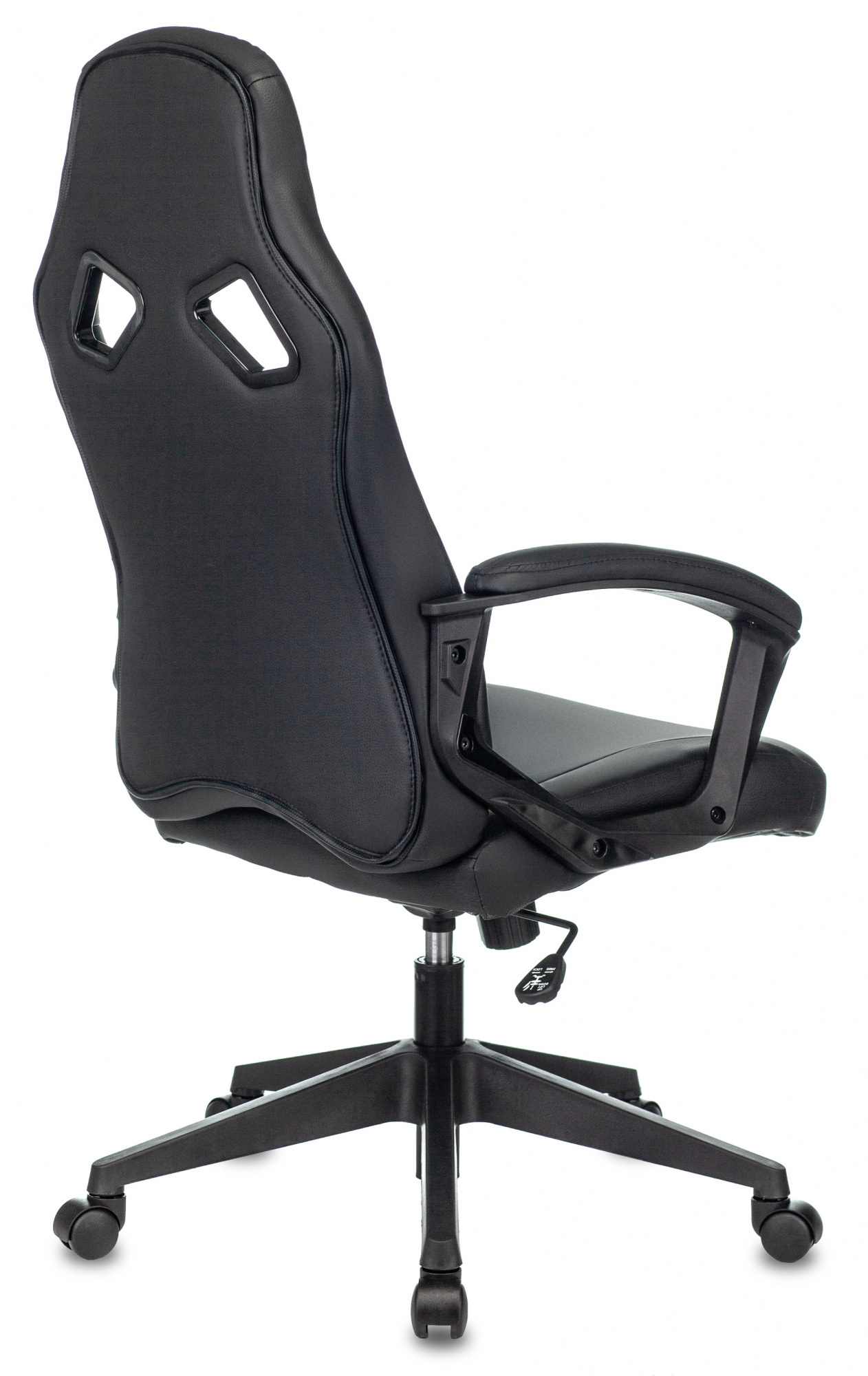 Кресло игровое Zombie DRIVER, обивка: эко.кожа, цвет: черный/желтый (ZOMBIE DRIVER YEL) от магазина Buro.store