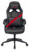 Кресло игровое Zombie DRIVER, обивка: эко.кожа, цвет: черный/красный (ZOMBIE DRIVER RED)
